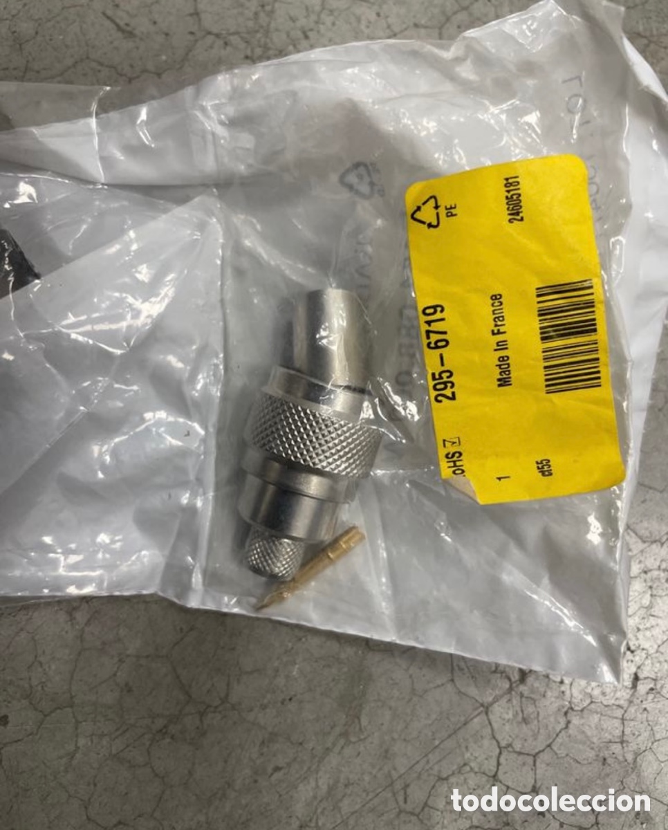 Segunda mano: Conector tipo N clavija macho Radiall - Foto 2