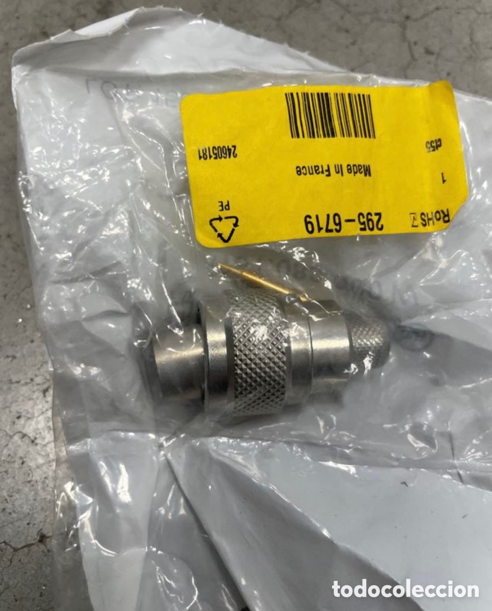 Segunda mano: Conector tipo N clavija macho Radiall - Foto 4