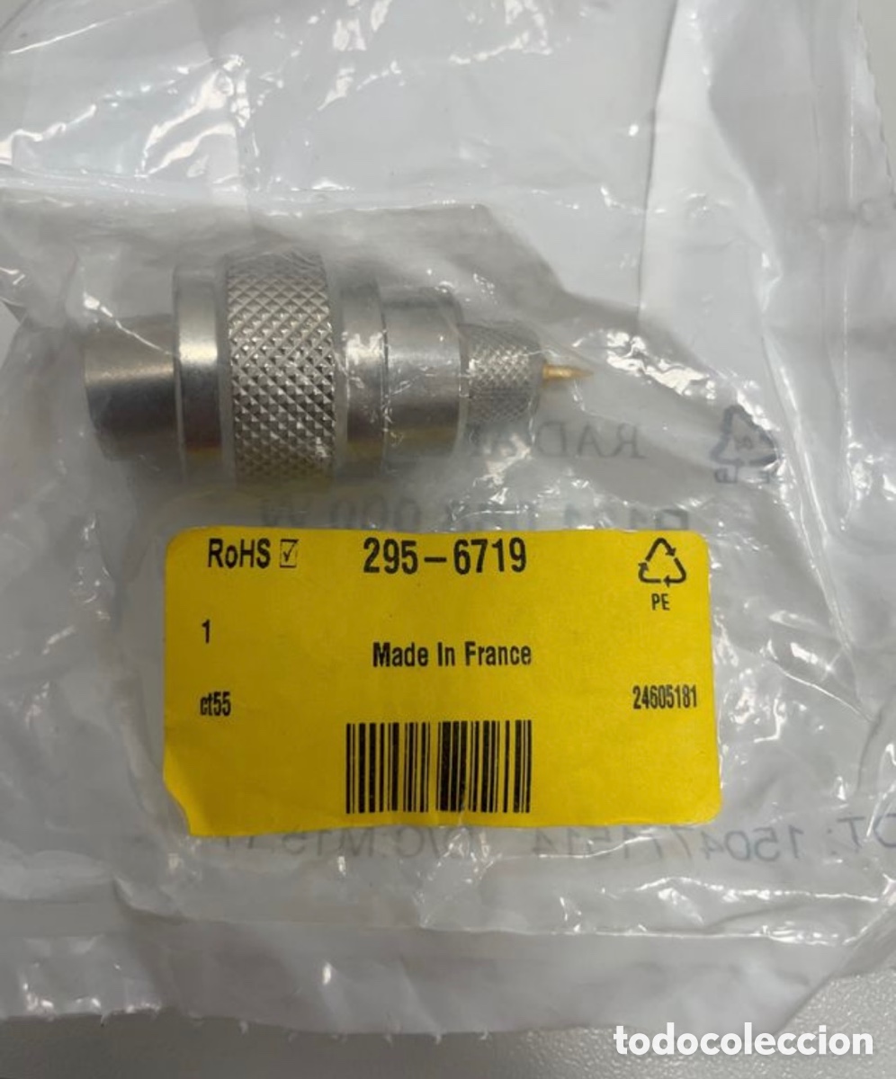 Segunda mano: Conector tipo N clavija macho Radiall - Foto 5