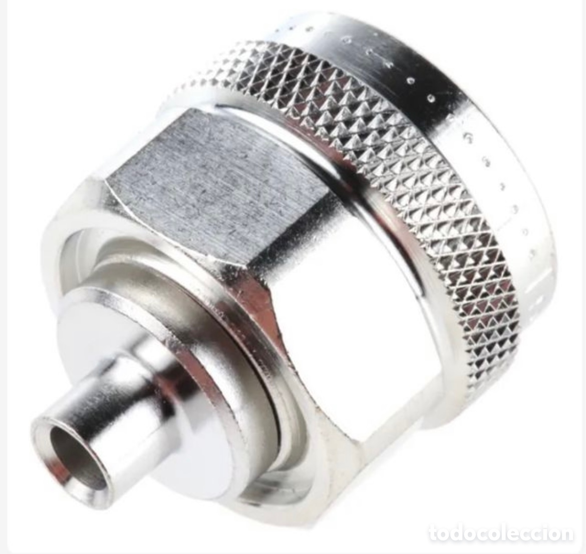 Segunda mano: Conector coaxial macho recto telegartner - Foto 1