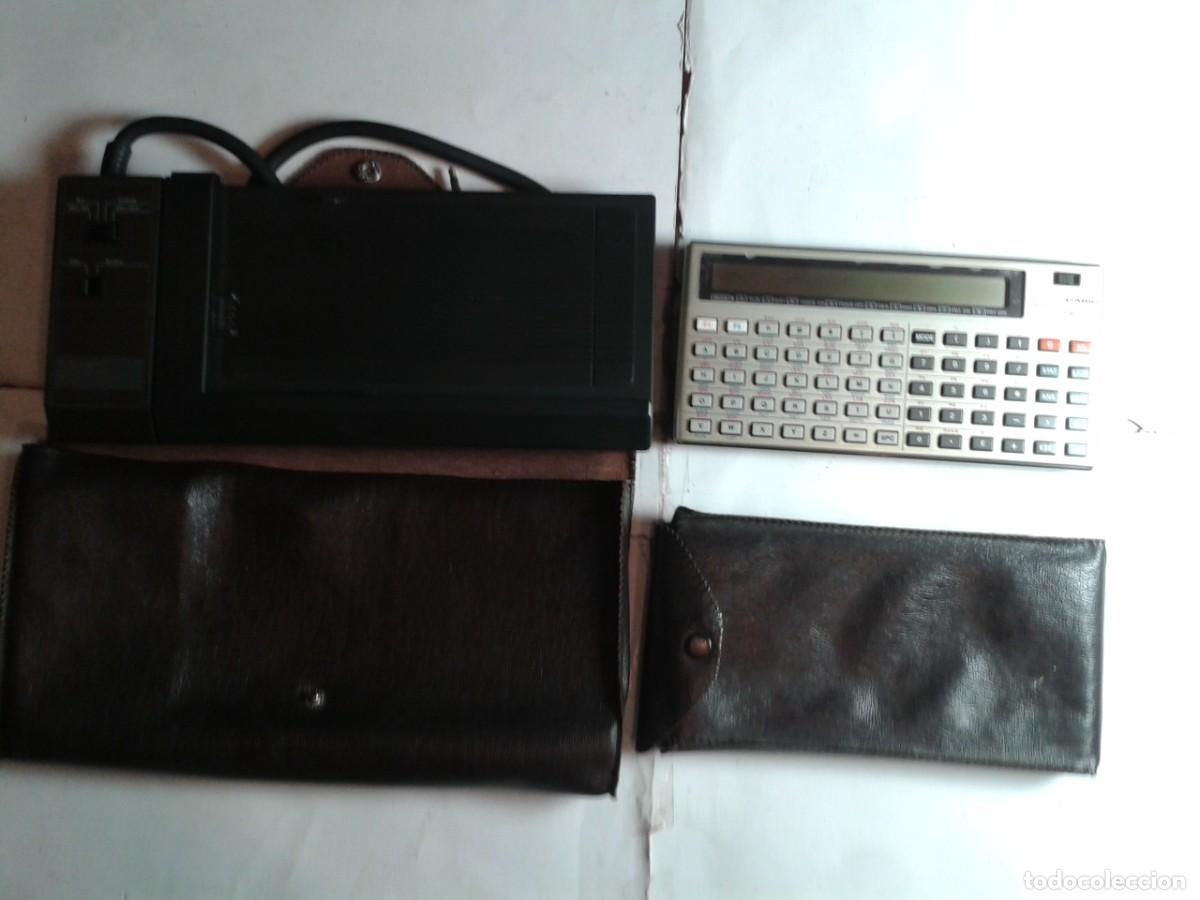 Segunda mano: CASIO PROGRAMMABLE CALCULATOR FX - 702P EN BASIC A&Ntilde;O 1982- ADAPTADOR CASIO FA-2 CON FUNDAS y LIBRO - Foto 1