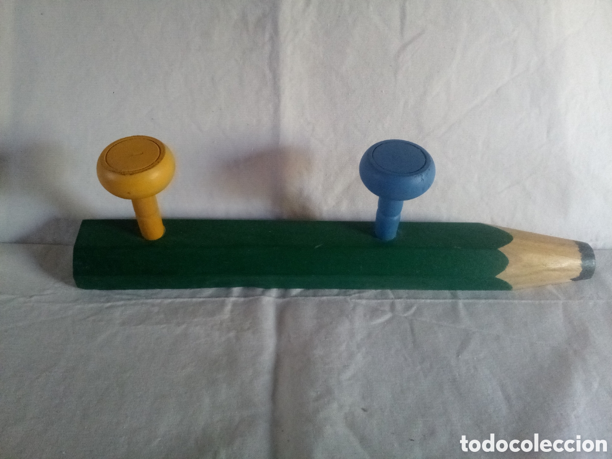Segunda mano: PERCHA INFANTIL L&Aacute;PIZ VERDE - Foto 2