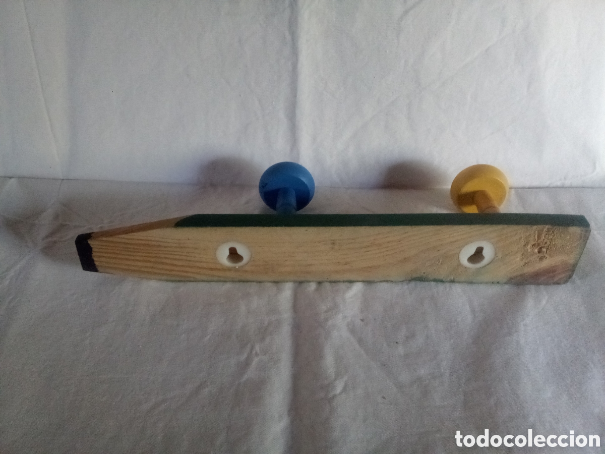 Segunda mano: PERCHA INFANTIL L&Aacute;PIZ VERDE - Foto 3