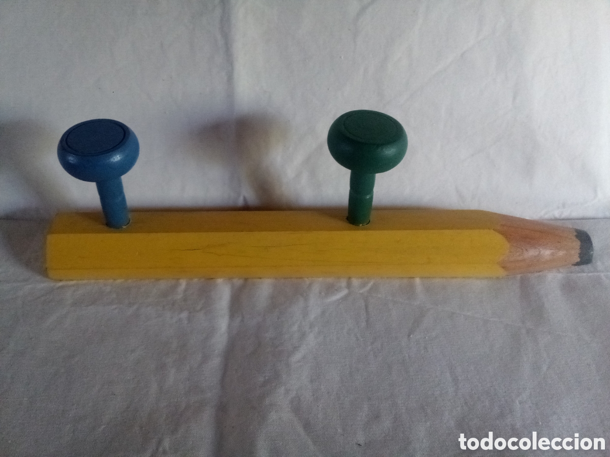 Segunda mano: PERCHA INFANTIL L&Aacute;PIZ AMARILLO - Foto 2
