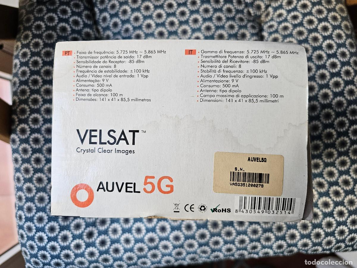 Segunda mano: Emisor transmisor wireless inalambrico AV A/V Velsat Auvel 5G - Foto 6