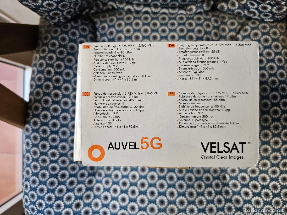 Segunda mano: Emisor transmisor wireless inalambrico AV A/V Velsat Auvel 5G - Foto 7