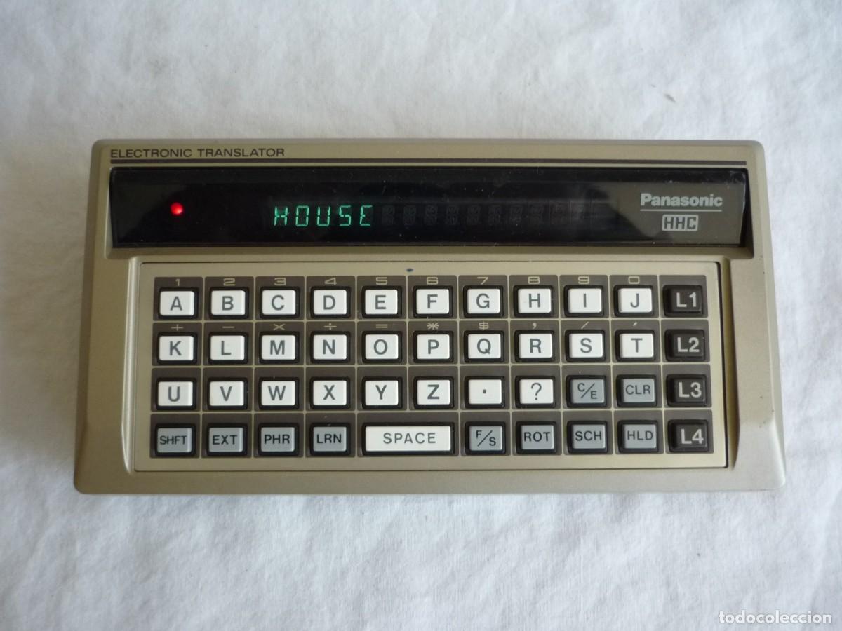 Segunda mano: M&aacute;quina traductora Panasonic, traduce el espa&ntilde;ol a ingl&eacute;s y franc&eacute;s, funcionando - Foto 2