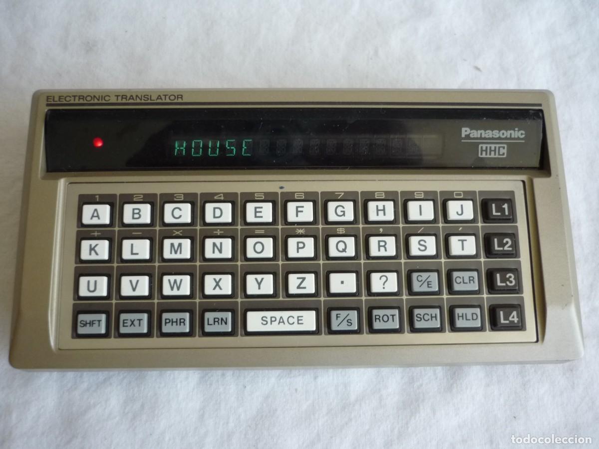 Segunda mano: M&aacute;quina traductora Panasonic, traduce el espa&ntilde;ol a ingl&eacute;s y franc&eacute;s, funcionando - Foto 5