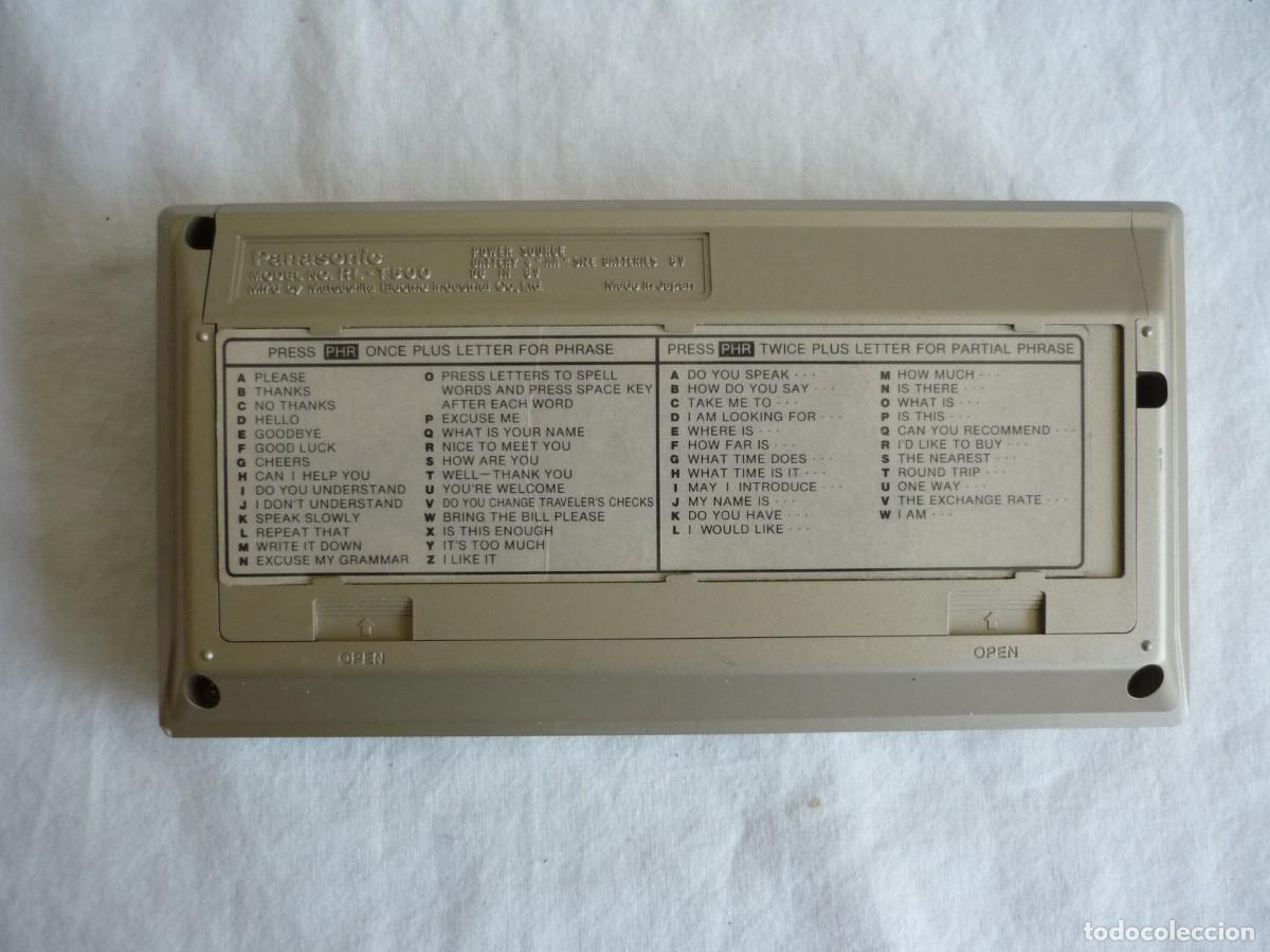 Segunda mano: M&aacute;quina traductora Panasonic, traduce el espa&ntilde;ol a ingl&eacute;s y franc&eacute;s, funcionando - Foto 13