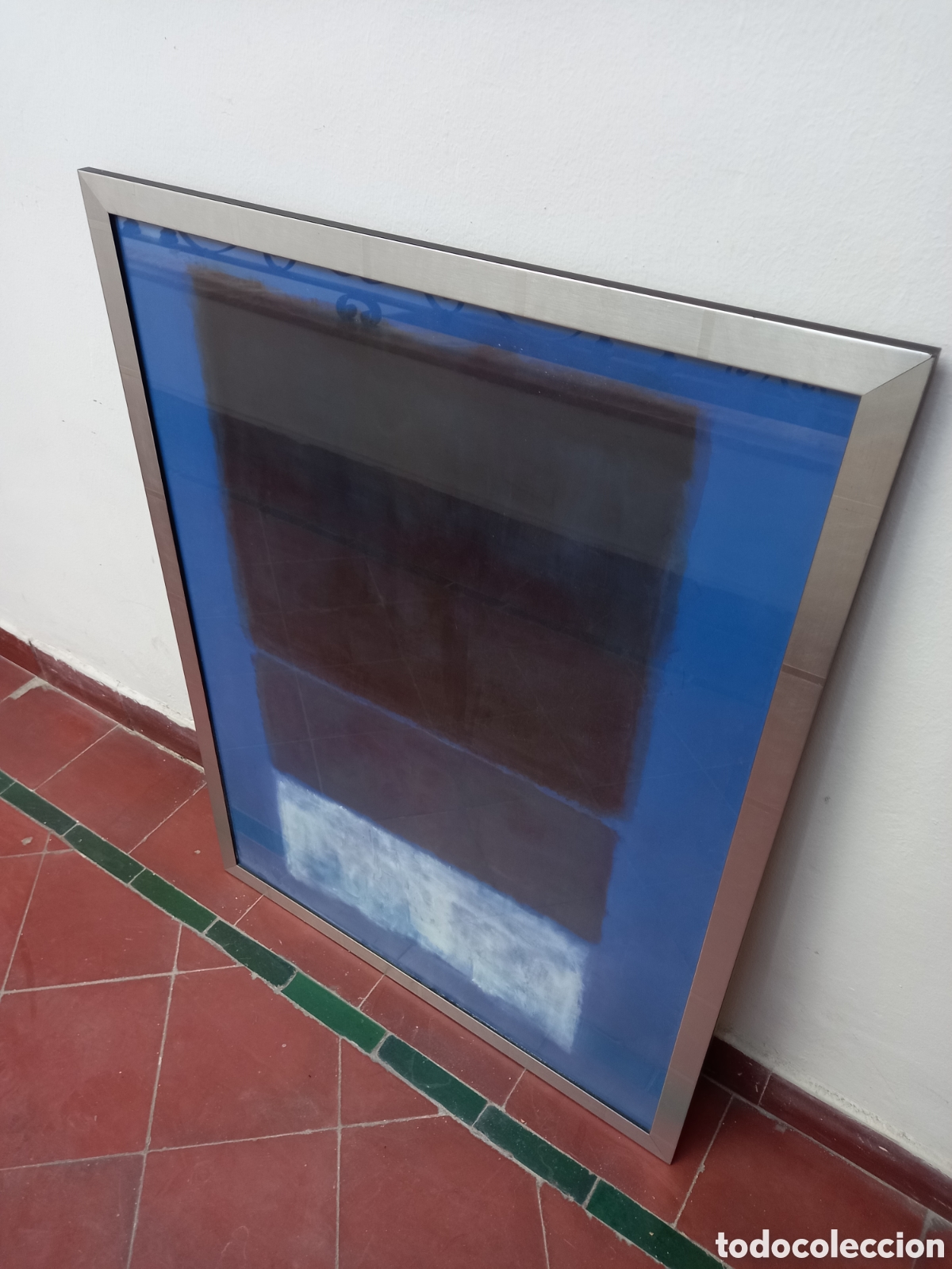 Segunda mano: P&oacute;ster Mark Rothko AZ&Uacute;L con marco met&aacute;lico - Foto 3