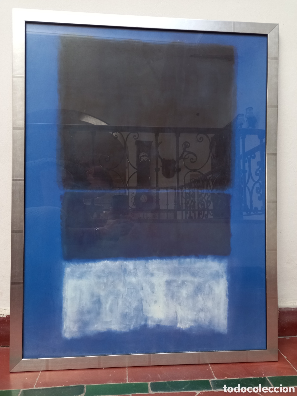 Segunda mano: P&oacute;ster Mark Rothko AZ&Uacute;L con marco met&aacute;lico - Foto 4