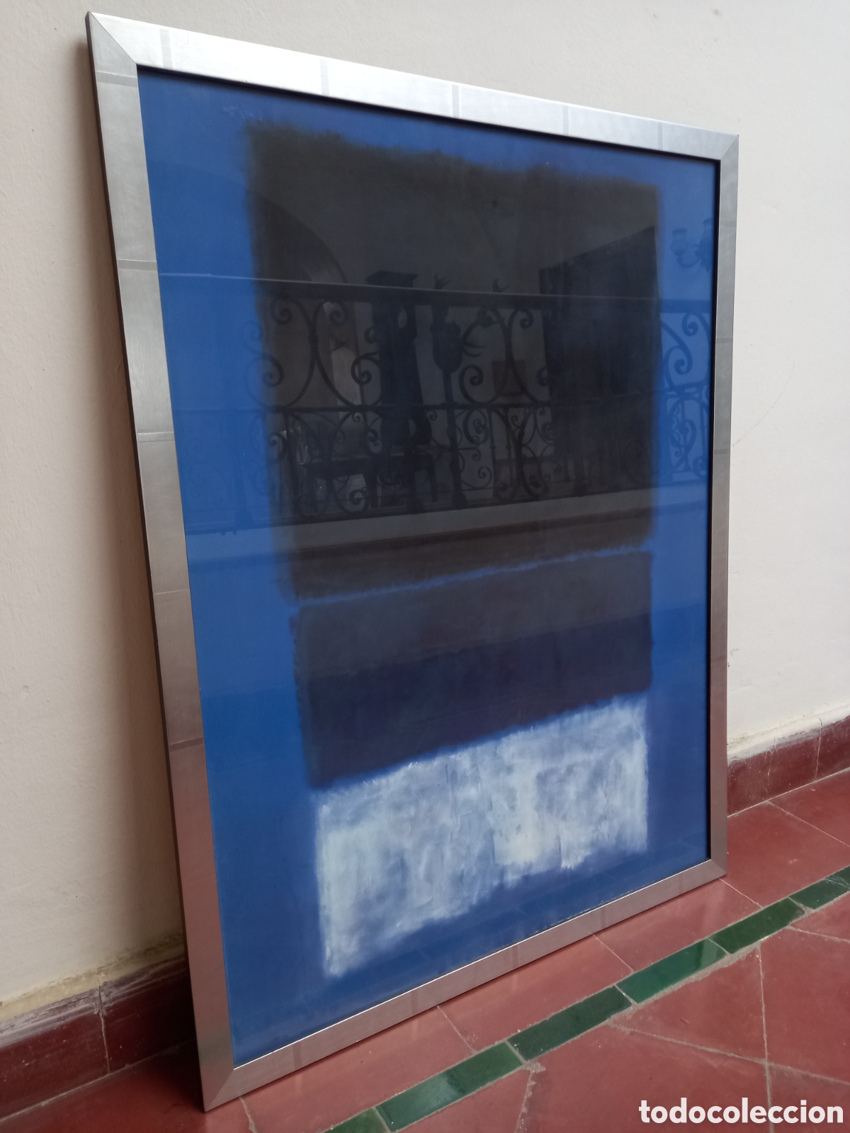 Segunda mano: P&oacute;ster Mark Rothko AZ&Uacute;L con marco met&aacute;lico - Foto 1