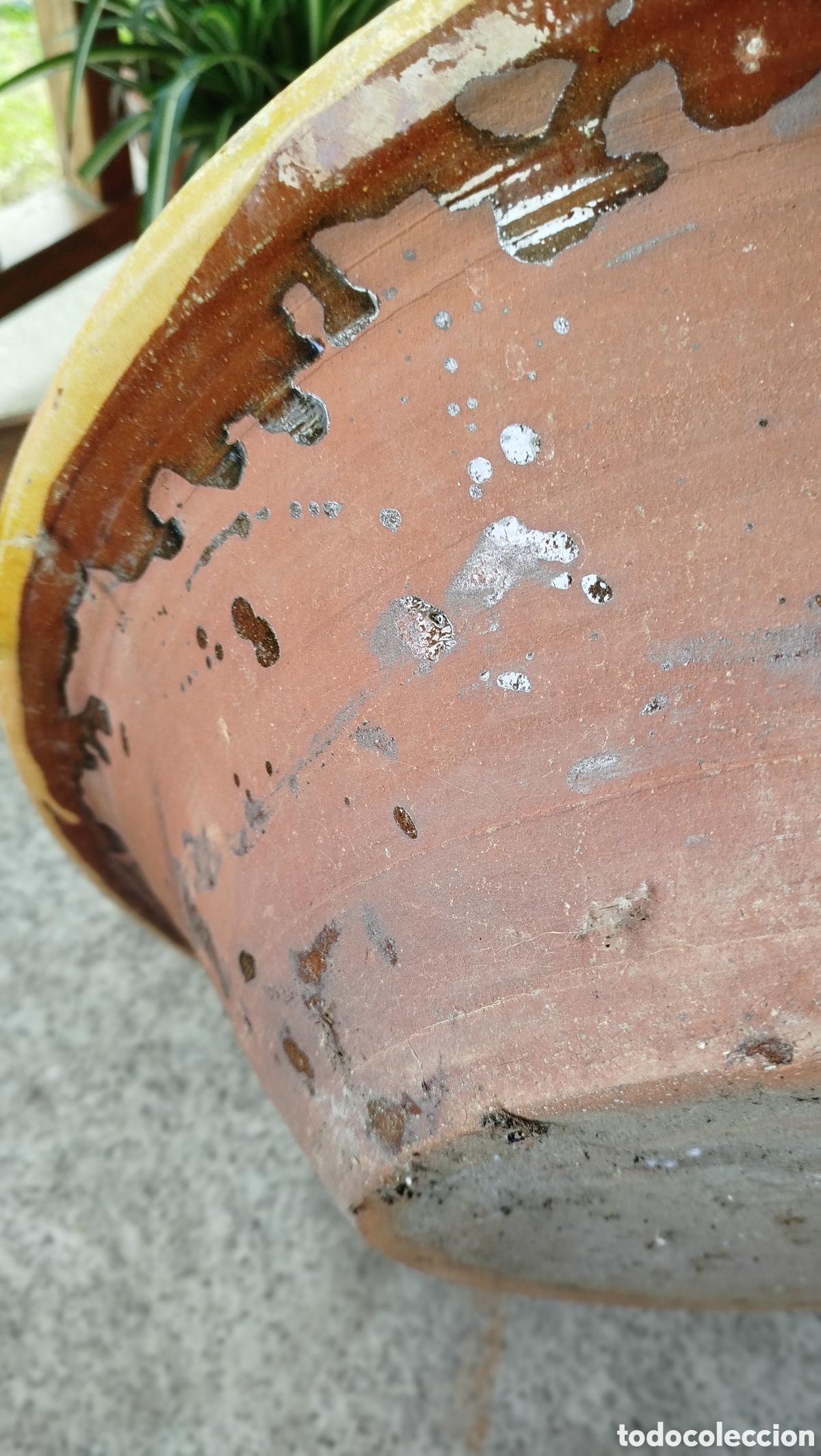 Segunda mano: Lebrillo de barro esmaltado - Foto 5
