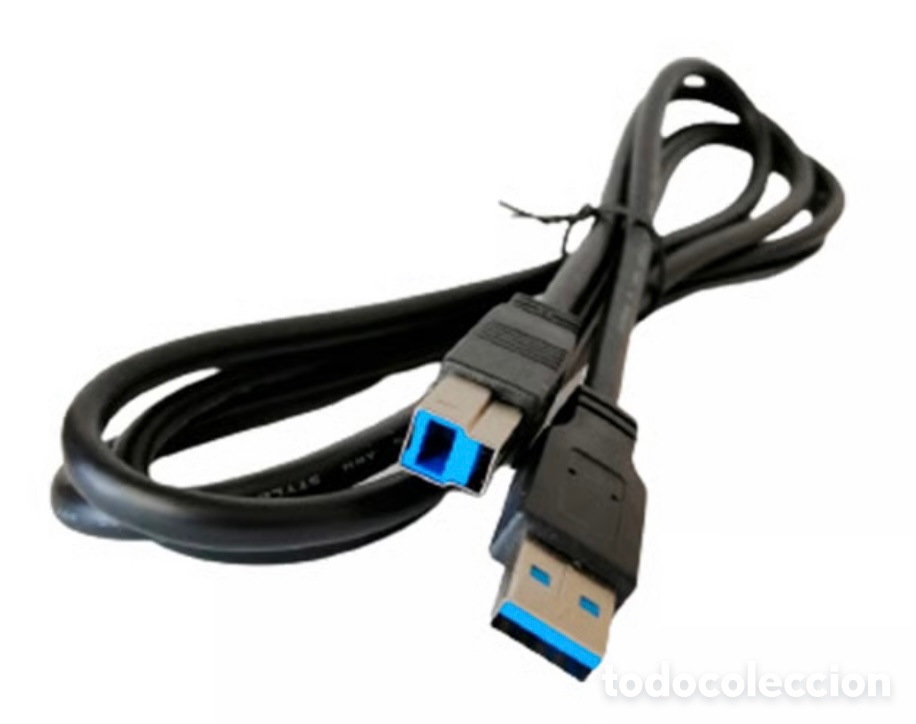 Segunda mano: Cable Usb 3.0 Macho-a A Macho-b 1,5 Mts con antiparasitarios - Foto 3