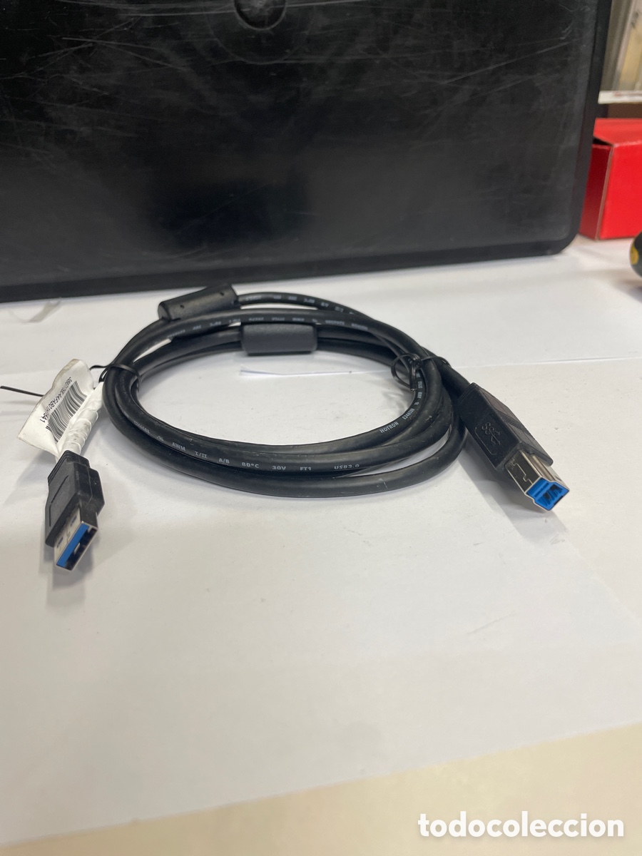 Segunda mano: Cable Usb 3.0 Macho-a A Macho-b 1,5 Mts con antiparasitarios - Foto 1