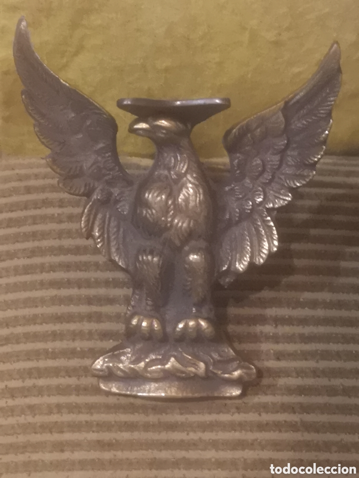 Segunda mano: ALDABA o PICAPORTE EN BRONCE - AGUILA - Foto 7