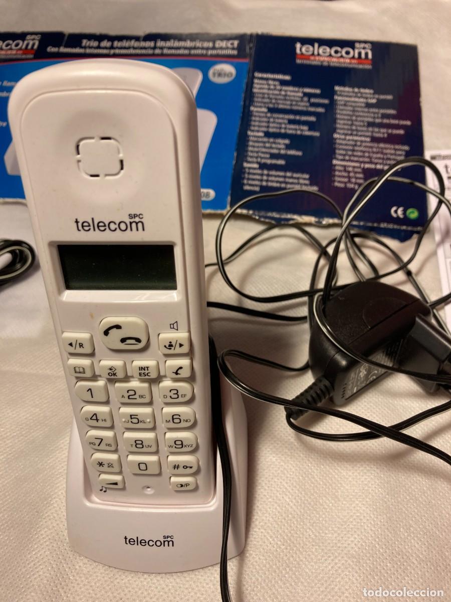 Segunda mano: lote 3 telefonos inalambricos TELECOM - Foto 3
