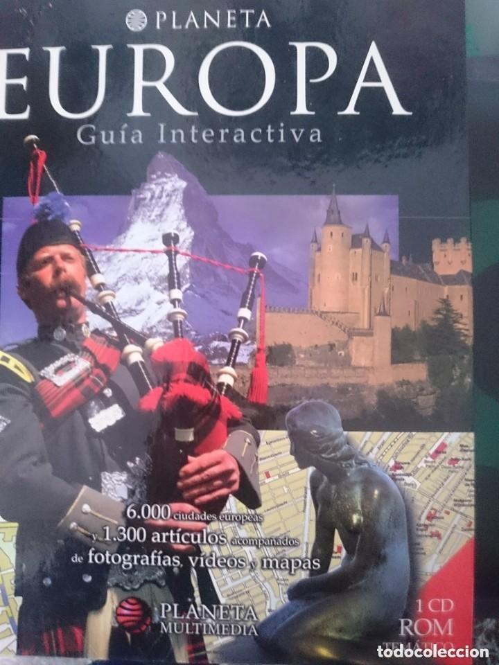 Segunda mano: CDROM - EUROPA GUIA INTERACTIVA programa planificador de viajes - Foto 1