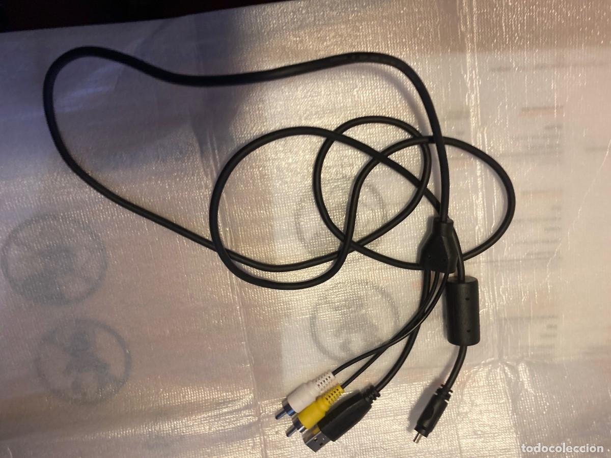 Segunda mano: cable conector de movil a USB y RCA de video y sonido de 1,30 metros - Foto 1