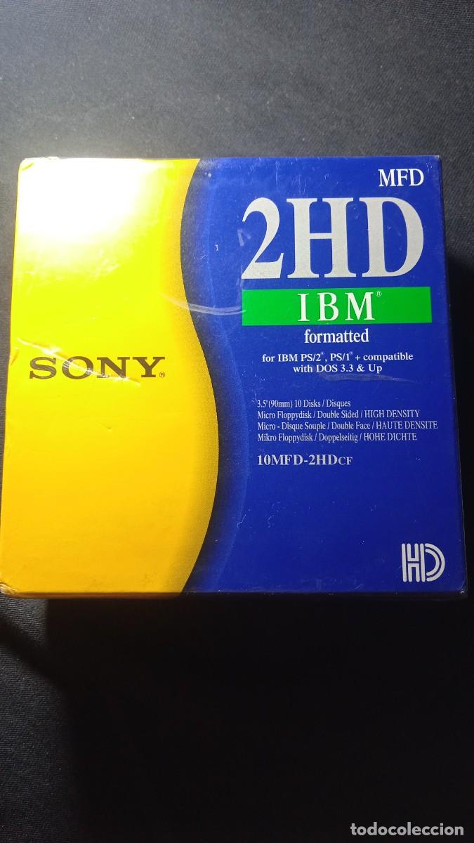 Segunda mano: Diskettes Sony 2HD IBM precintados. - Foto 1