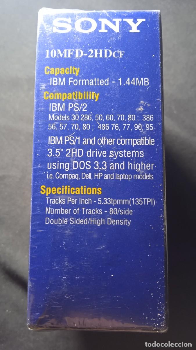 Segunda mano: Diskettes Sony 2HD IBM precintados. - Foto 2