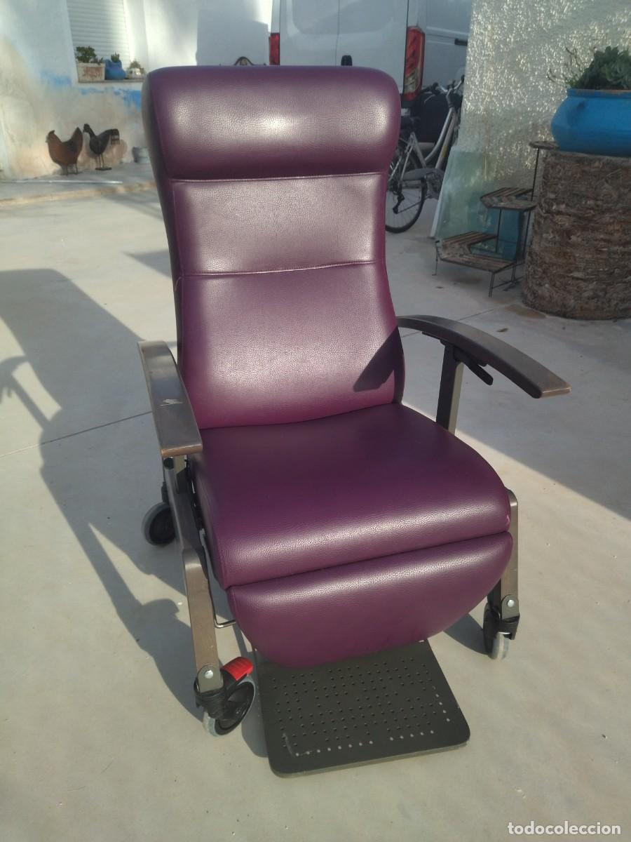 Segunda mano: SILL&Oacute;N GERI&Aacute;TRICO DE TRASLADO, RECLINABLE. - Foto 5