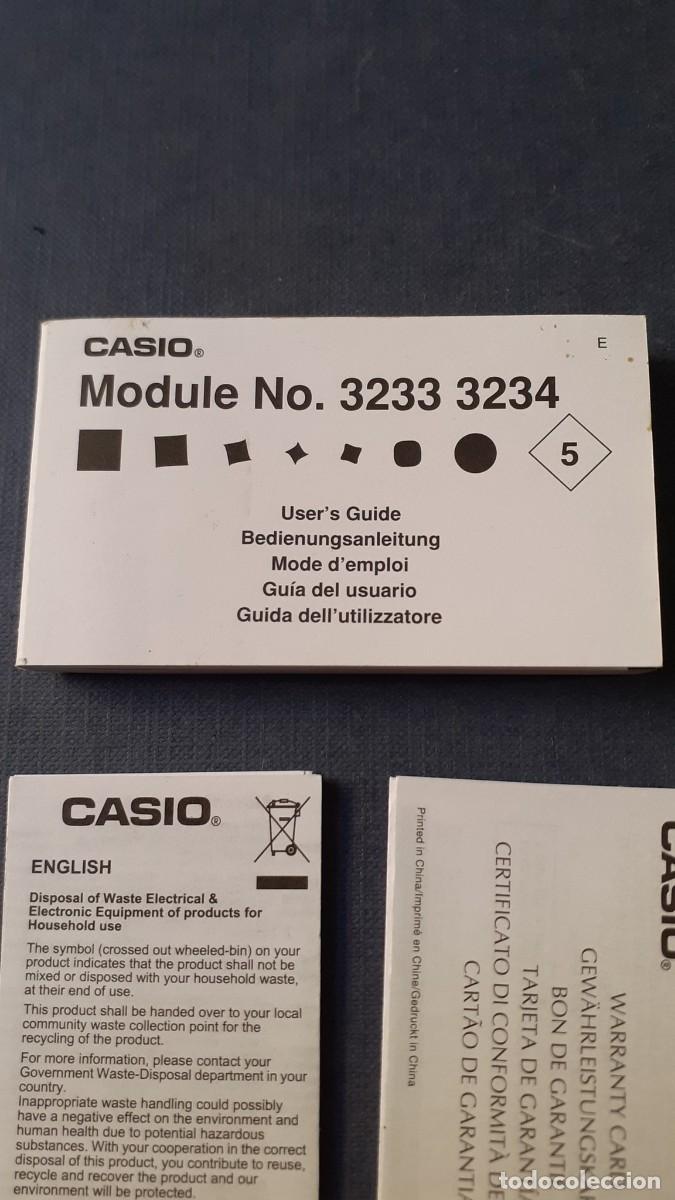 Segunda mano: Manual Reloj Casio Module No 3233 3234 Guia del Usuario - Foto 2