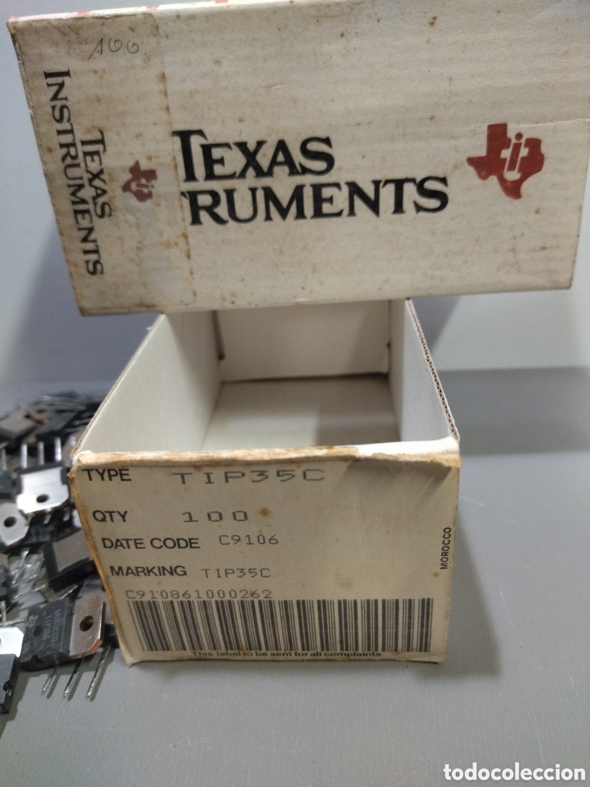 Segunda mano: Lote antiguos transistores Texas Instruments. Type: 35 C - Foto 3