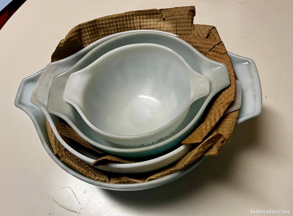 Segunda mano: Conjunto de Cuencos Pyrex A&ntilde;os 60. Vintage - Foto 1