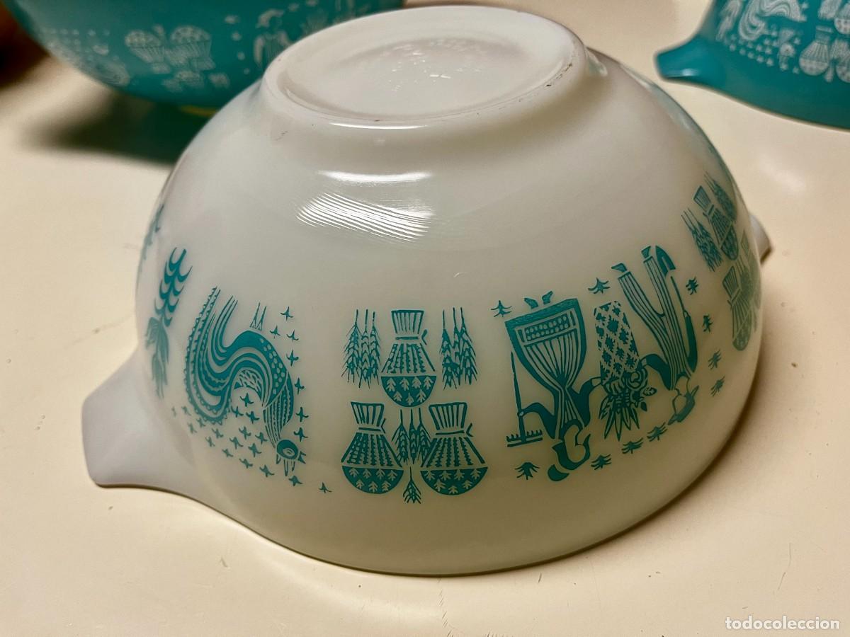 Segunda mano: Conjunto de Cuencos Pyrex A&ntilde;os 60. Vintage - Foto 7