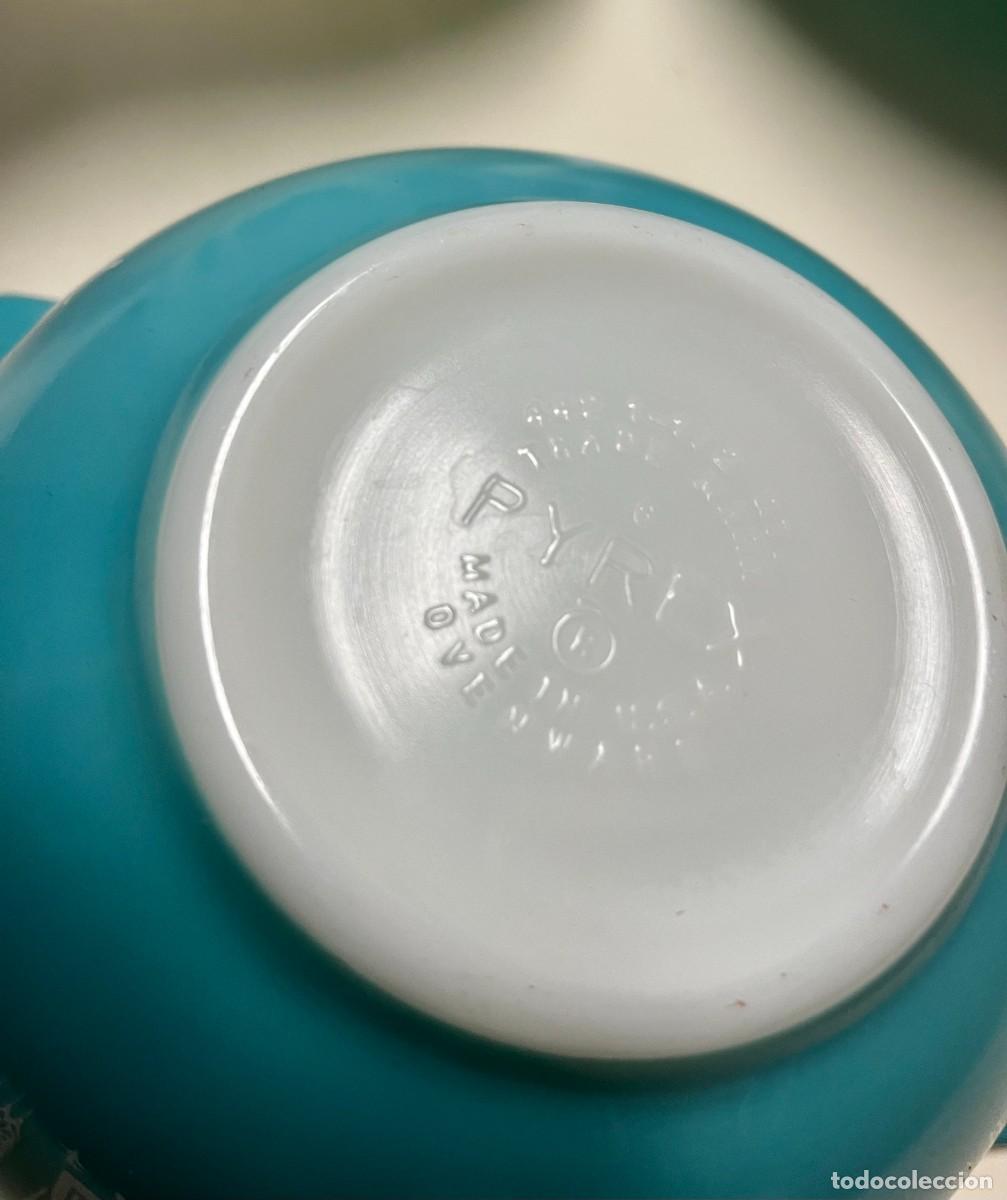 Segunda mano: Conjunto de Cuencos Pyrex A&ntilde;os 60. Vintage - Foto 9