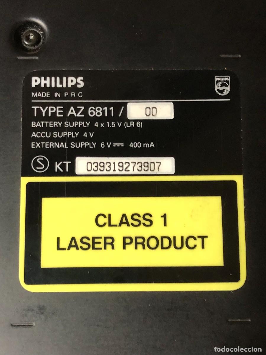 Segunda mano: Discman Philips AZ6811 Coleccionable - Foto 4