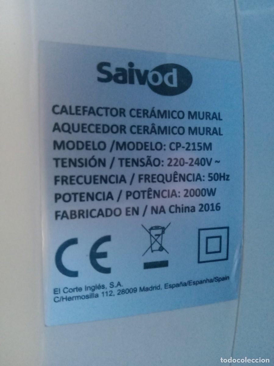 Segunda mano: Calefactor mural Saivod sin uso - Foto 8