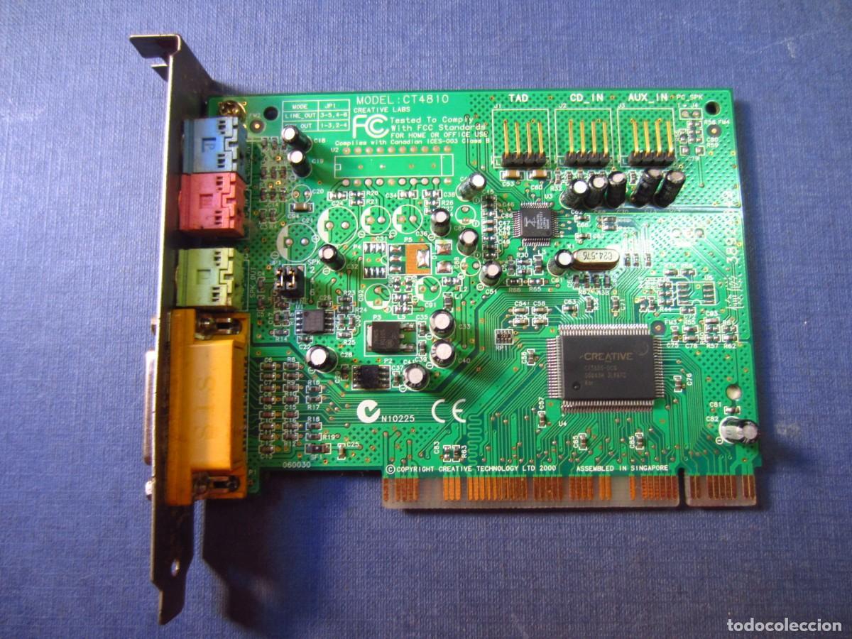 Segunda mano: Tarjeta Sonido PC Creative Labs Sound Blaster CT4810 - Foto 1