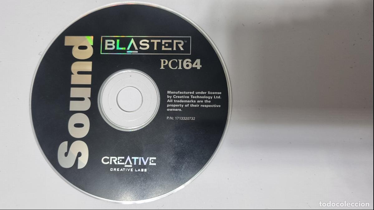 Segunda mano: CREATIVE, Sound Blaster PCI64, Disco de Instalaci&oacute;n (driver) - Foto 1