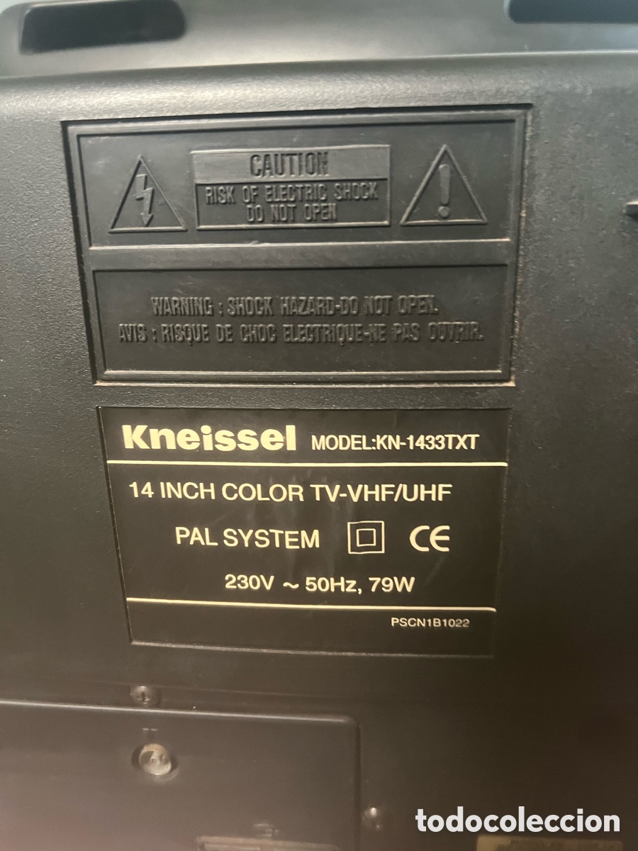 Segunda mano: Televisi&oacute;n 14&rdquo; Kneissel con mando - Foto 3