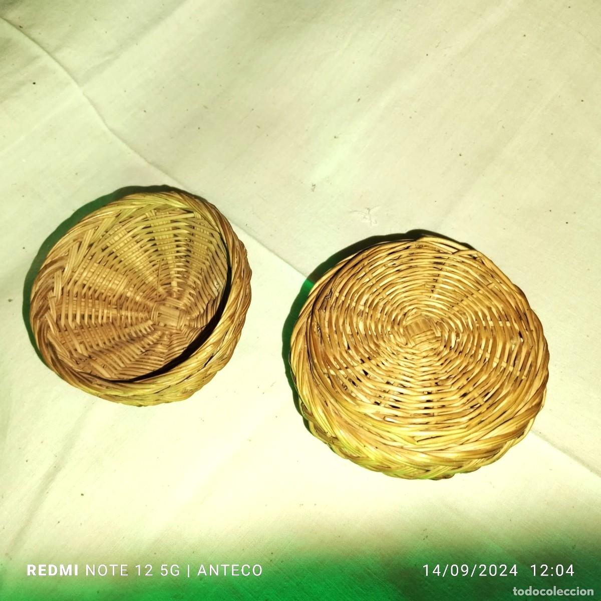 Segunda mano: CESTA PEQUE&Ntilde;A DE MIMBRE - Foto 4