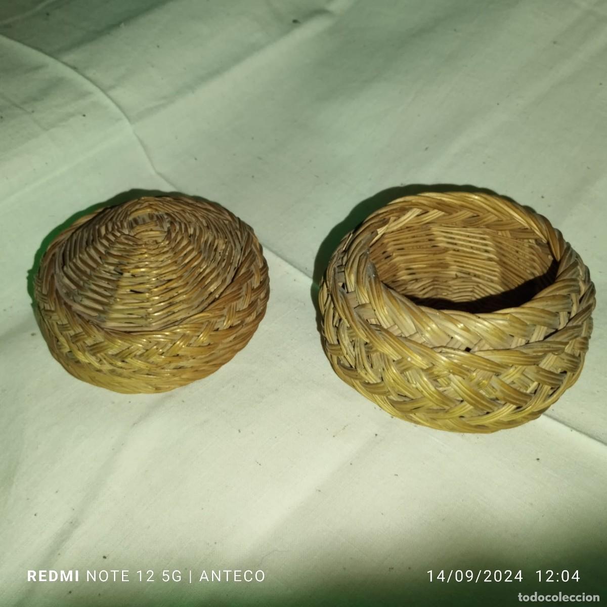 Segunda mano: CESTA PEQUE&Ntilde;A DE MIMBRE - Foto 5