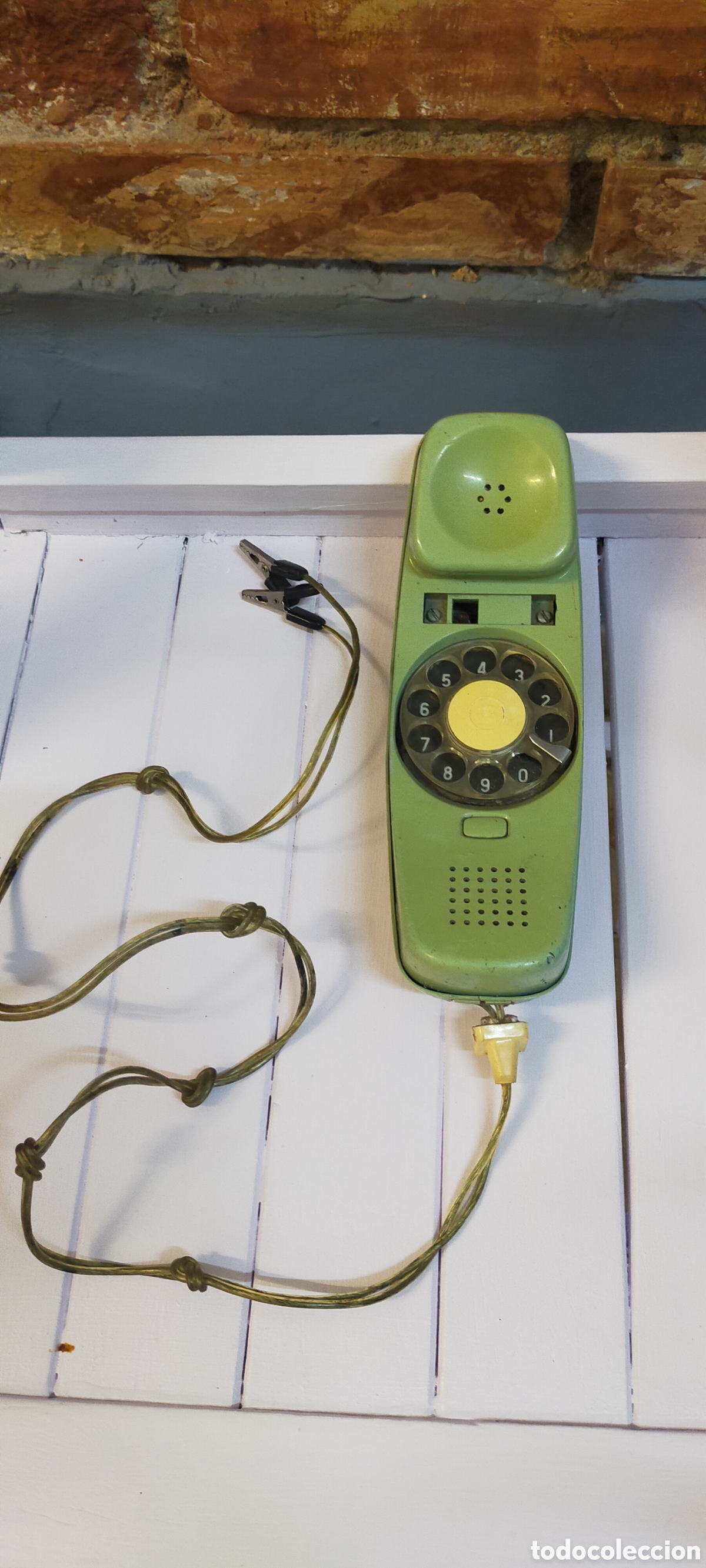 Segunda mano: Tel&eacute;fono g&oacute;ndola verde - Foto 2