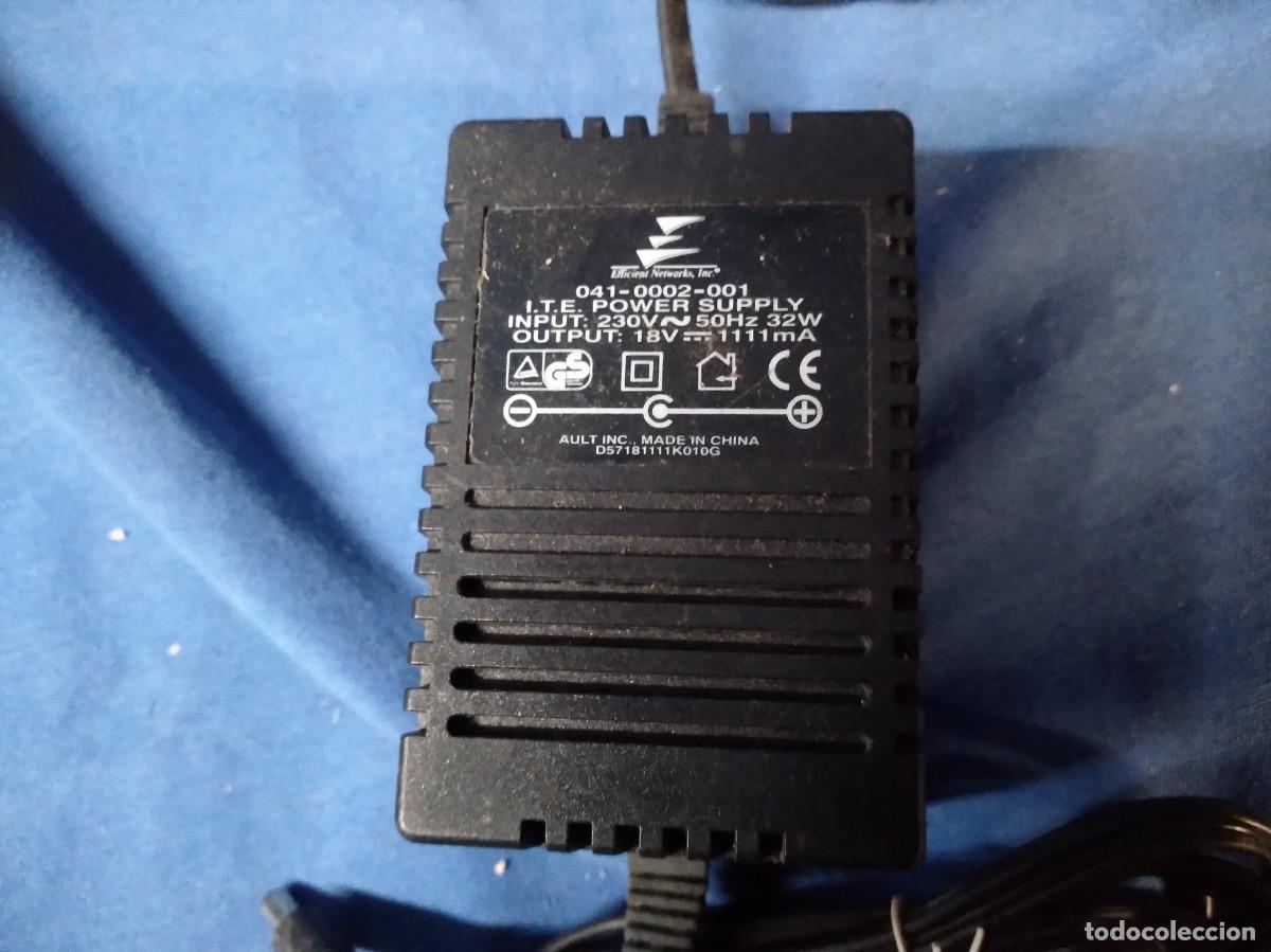 Segunda mano: TRANSFORMADOR EFFICIENT NETWORKS - INPUT 230 V. AC 50 Hz 32 W. OUTPUT 18 V. DC 1111mA - FUNCIONA - Foto 1