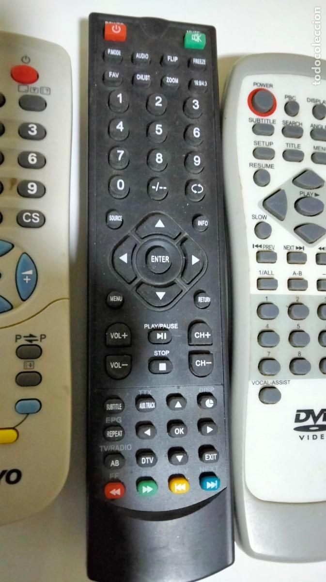 Segunda mano: lote de mandos para tv y dvd - Foto 3