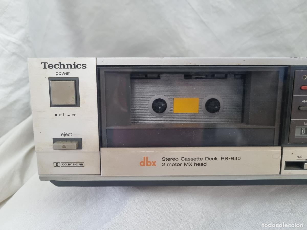 Segunda mano: PLETINA TECHNICS STEREO CASSETTE DECK RS-B40 2 MOTOR MX HEAD. DBK - Foto 2
