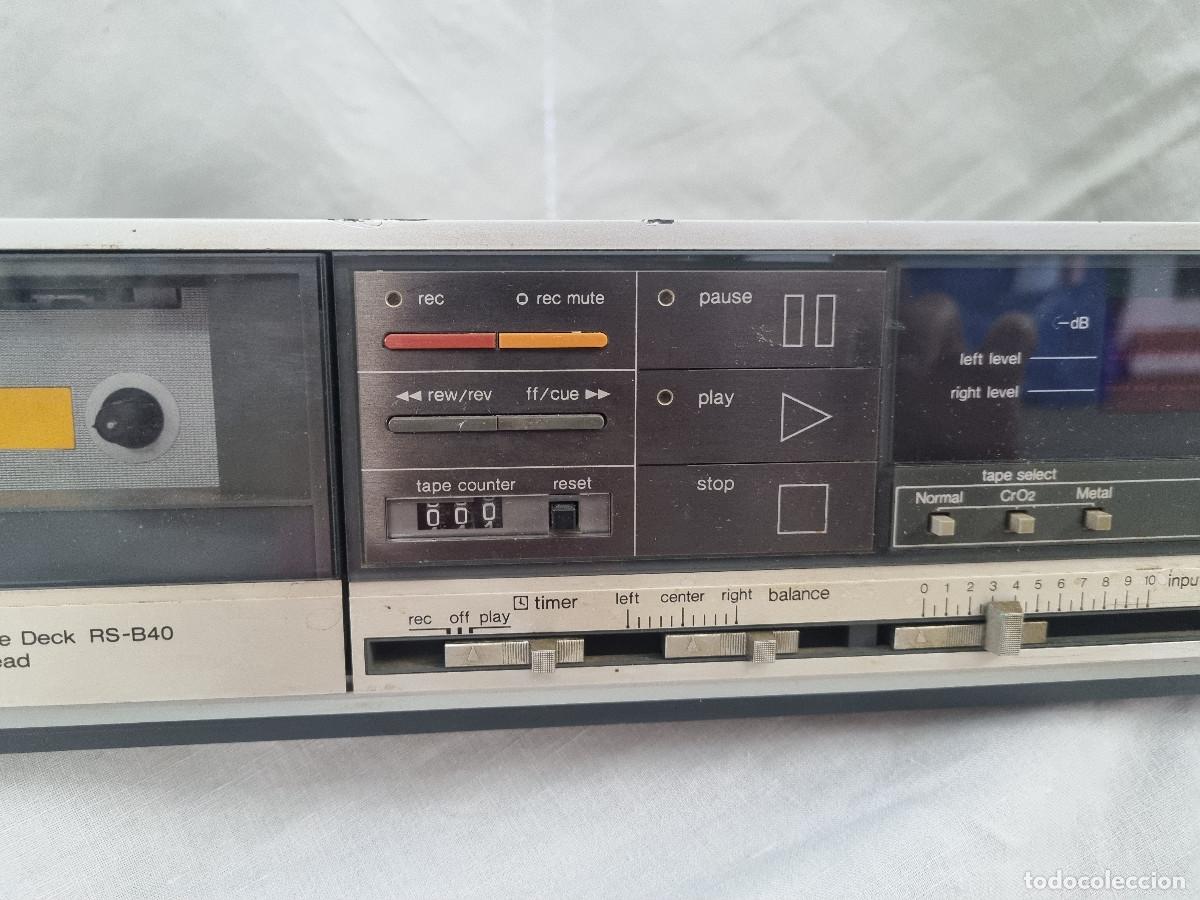 Segunda mano: PLETINA TECHNICS STEREO CASSETTE DECK RS-B40 2 MOTOR MX HEAD. DBK - Foto 3
