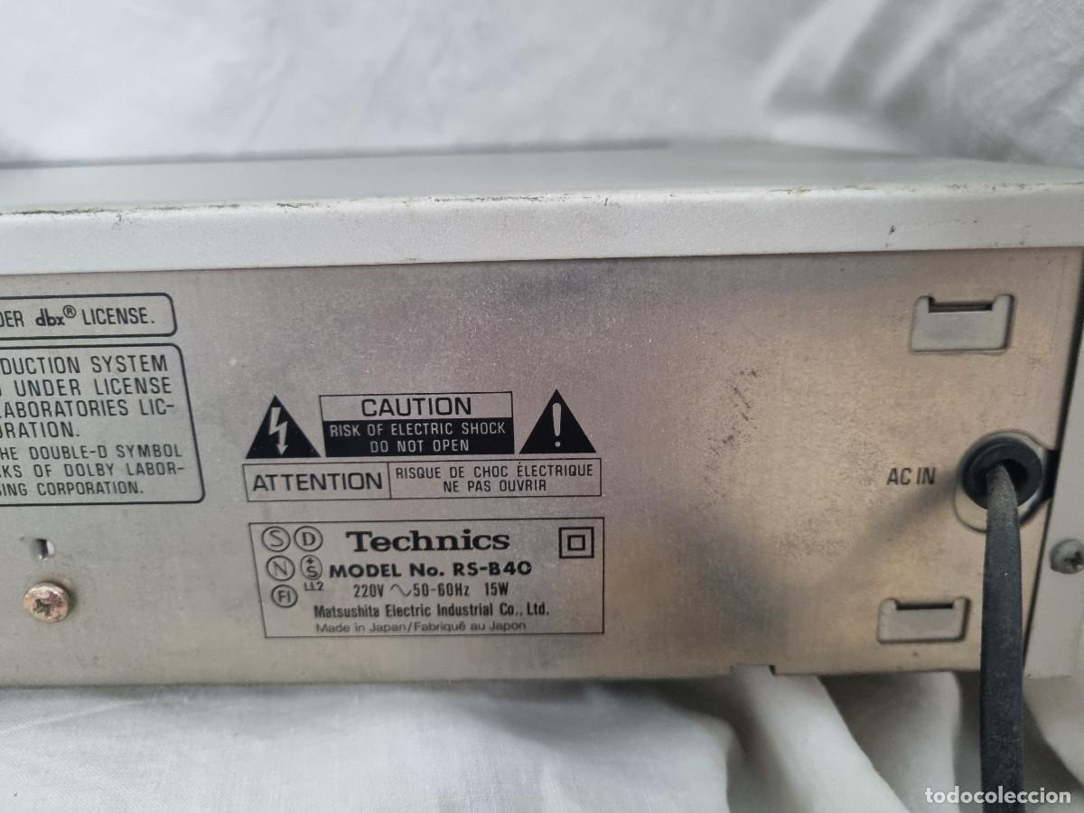 Segunda mano: PLETINA TECHNICS STEREO CASSETTE DECK RS-B40 2 MOTOR MX HEAD. DBK - Foto 8