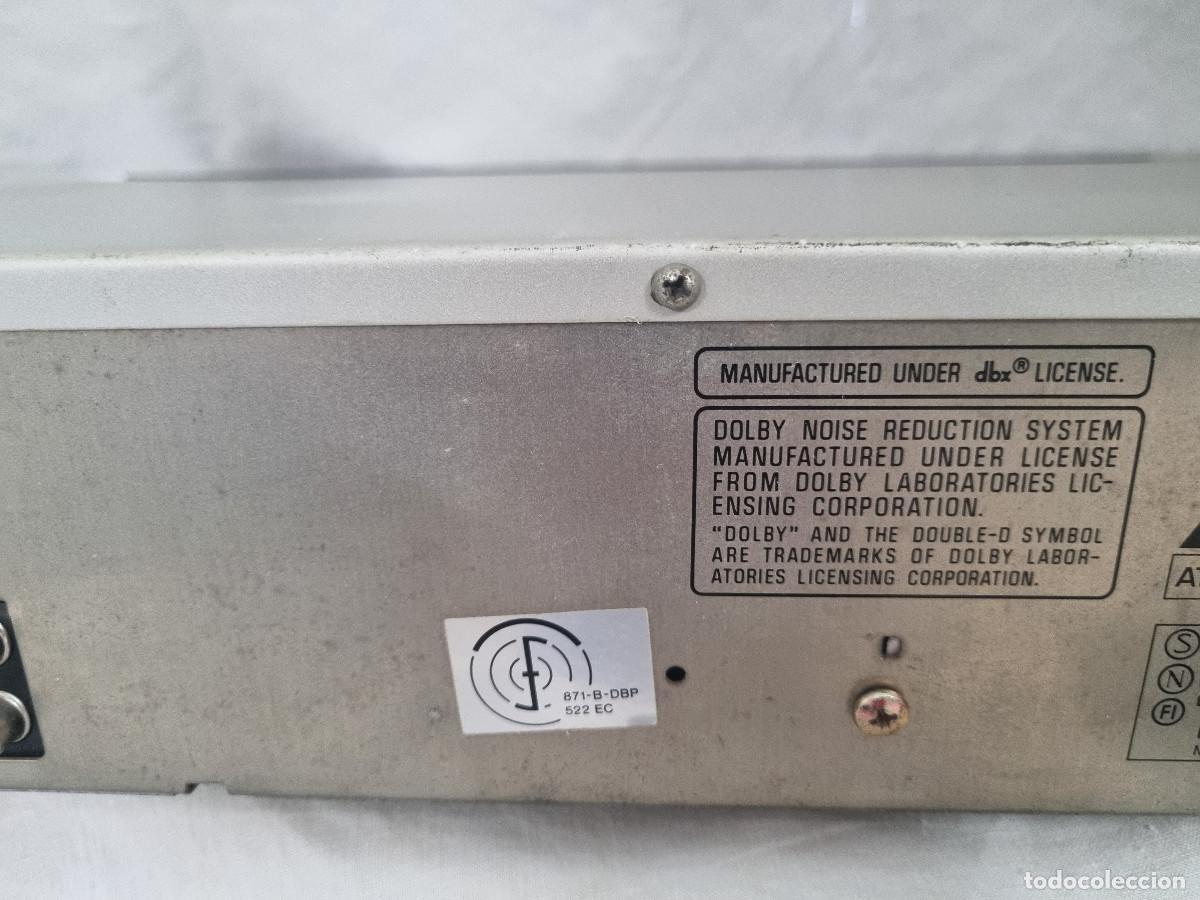 Segunda mano: PLETINA TECHNICS STEREO CASSETTE DECK RS-B40 2 MOTOR MX HEAD. DBK - Foto 9