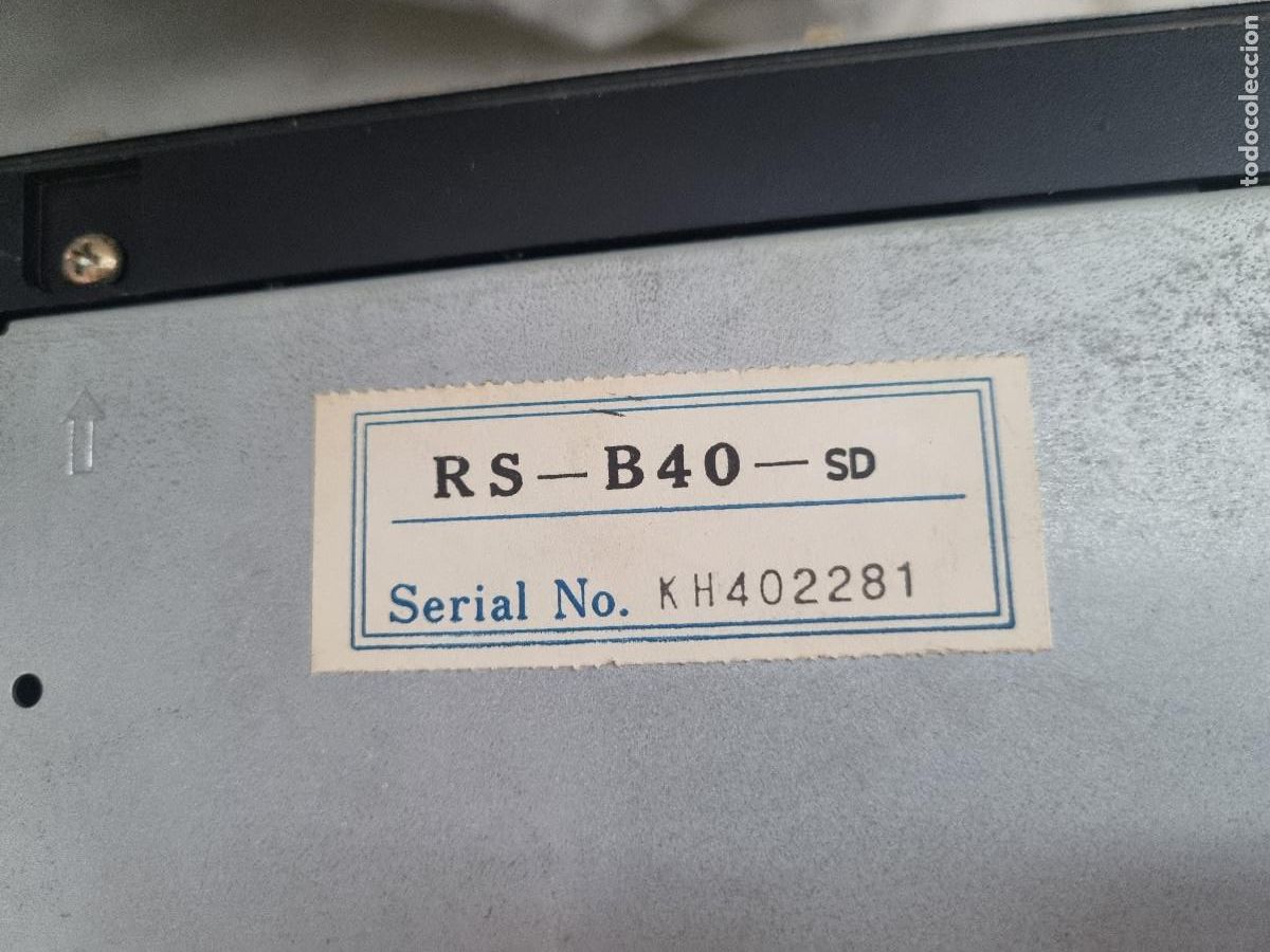 Segunda mano: PLETINA TECHNICS STEREO CASSETTE DECK RS-B40 2 MOTOR MX HEAD. DBK - Foto 12