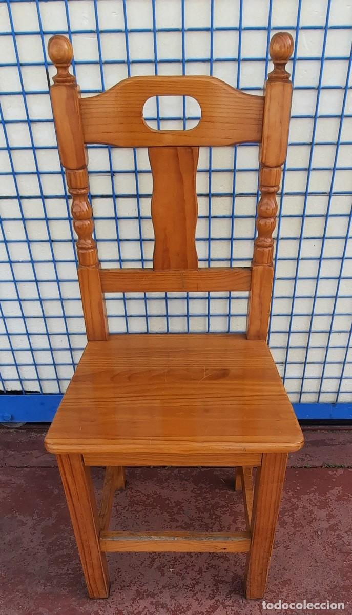 Segunda mano: SILLA PINO MESON 45 X 43 X 100 - Foto 1