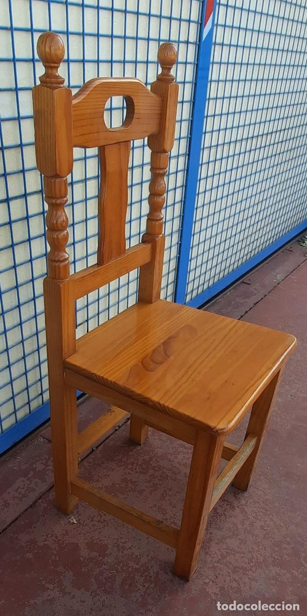 Segunda mano: SILLA PINO MESON 45 X 43 X 100 - Foto 2