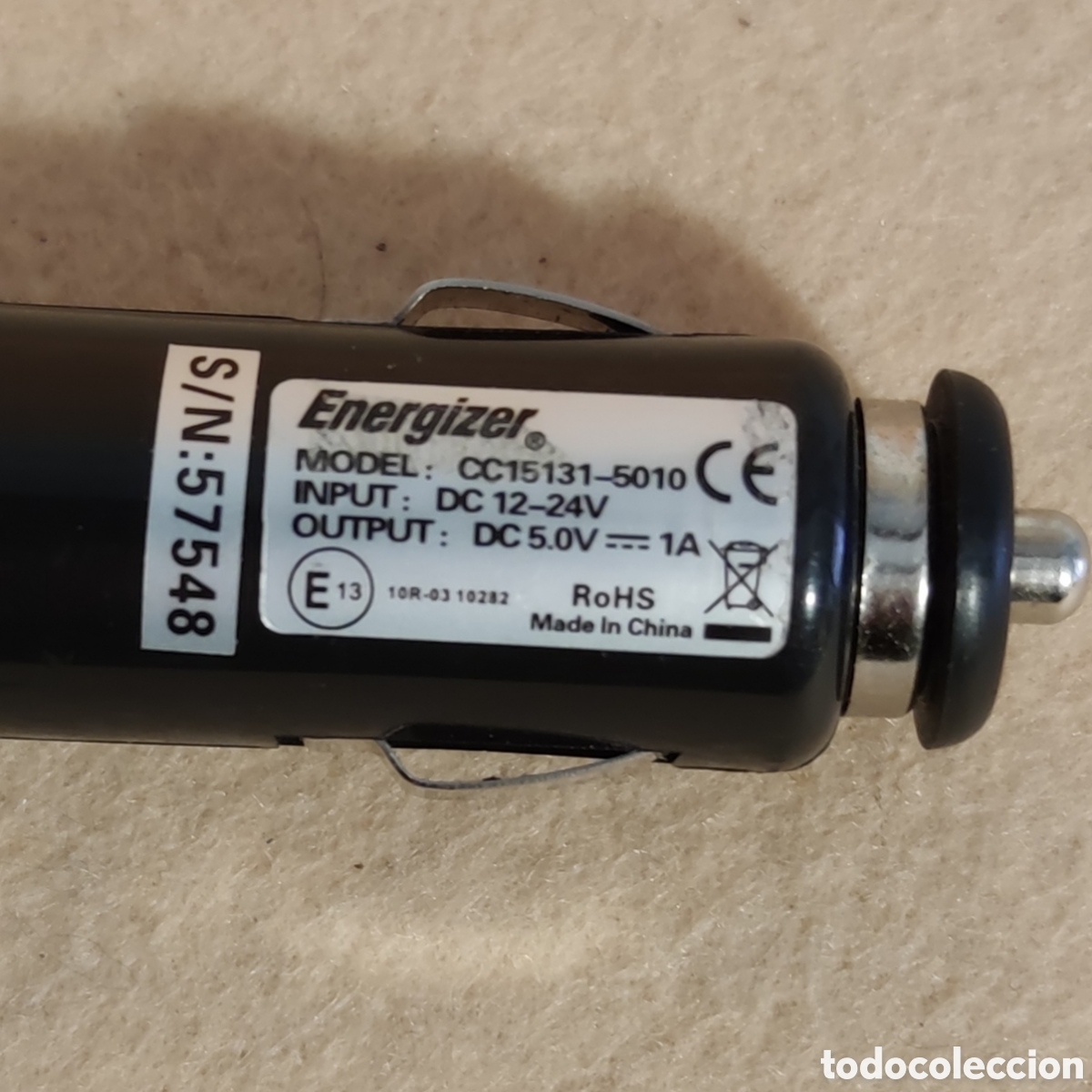 Segunda mano: Cargador m&oacute;vil coche USB C y micro Energizer 5V 1A - Foto 4