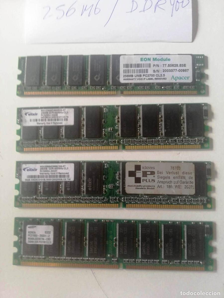 Segunda mano: M&Oacute;DULOS DE MEMORIA RAM PARA PC 256 MB, DDR 333-400 - Foto 2